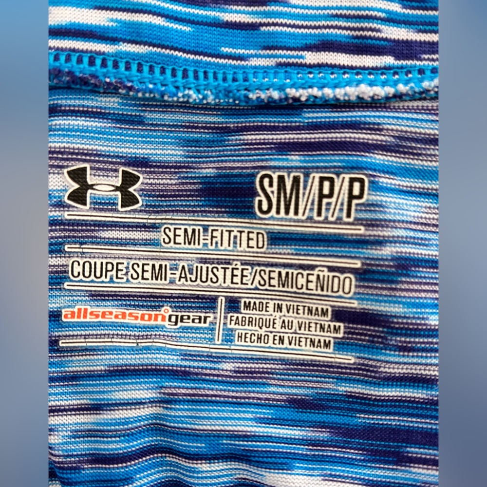 Under Armour Women's Multicolor Long Sleeve Top 1/4 zip. Small - Picture 6 of 6